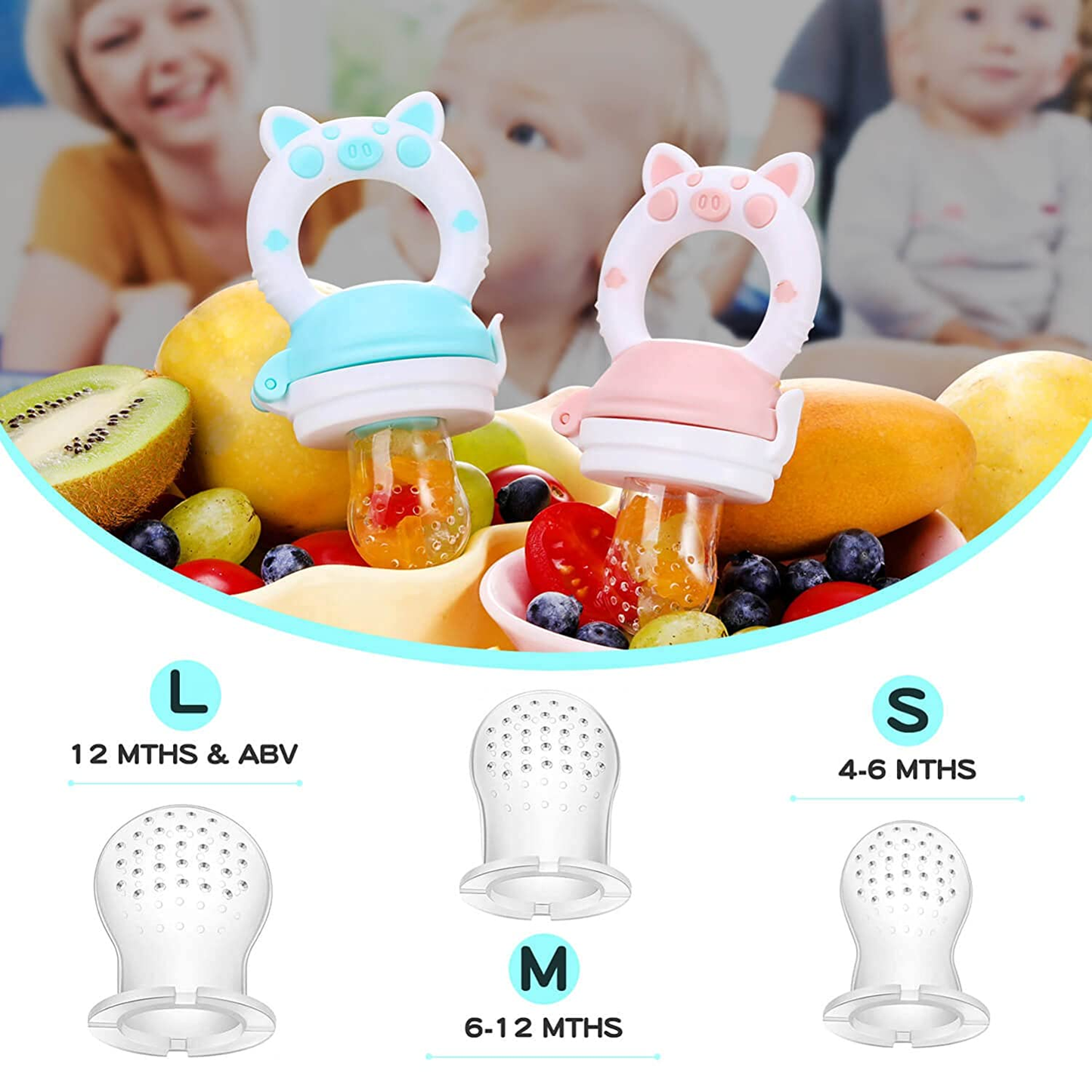 BubsBite | Baby Fresh Fruit Teething Feeder | Every Moms Choice