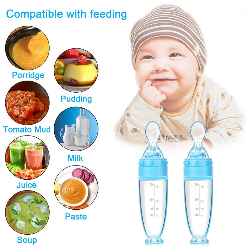 Silicone Baby Food Feeder - Buy Infants Food Dispensing Spoon